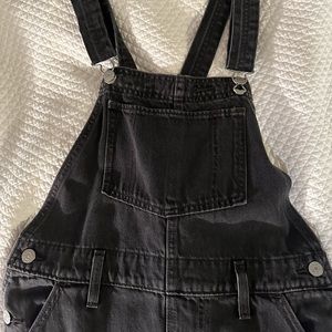 SUPER COOL black denim overall